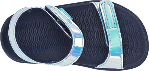 Native Kids Shoes Girl's Charley Hologram (Toddler/Little Kid) Blue Hologram/Regatta Blue 8 Toddler M2