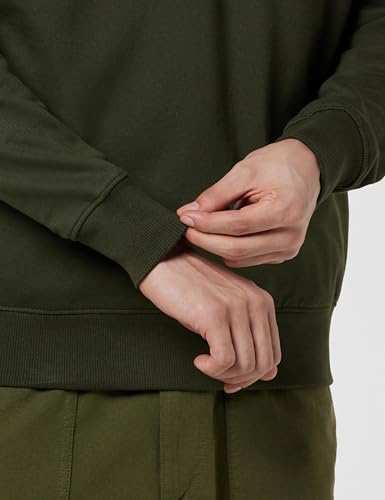 Image of Numero Uno Men's Olive Graphic Pullover Sweatshirt