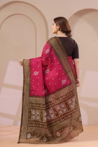Image of TAMAIRA FASHION Mulmul Pure Cotton Saree For Woman Floral Batik Printed|Office Wear Daily Wear Sarees For Women Without Blouse Piece (Available in 11 Colours)