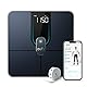 eufy Personenwaage, Smart Scale P2 Pro, Digitale Körperfettwaage WLAN/Bluetooth, 16 Messwerte inkl. Gewicht, Herzfrequenz, Körperfett, BMI, Muskel-/Knochenmasse (Schwarz)