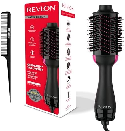 REVLON Salon One-Step Secador y voluminizador con peine seccionad...