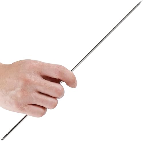 Aguja larga de 12 '', aguja de coser grande,con tubo de almacenamiento de aguja aguja grande