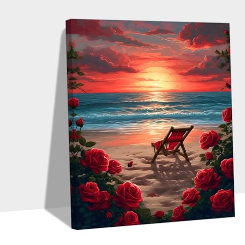 GKN 2025 Paint by Numbers [lSҊȒP| DIY Lbgz[ ItBXv[g 45x60cm Y#B292