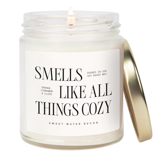 Sweet Water Decor Cozy Scented Soy Candle 9oz