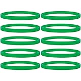 pulseras silicona bajo relieve Tamaño para adolescentes y adultos: 20 cm de circunferencia y 0.3 cm de ancho y 2 mm de grosor. Talla única, se ajusta a la mayoría de las muñecas adultas