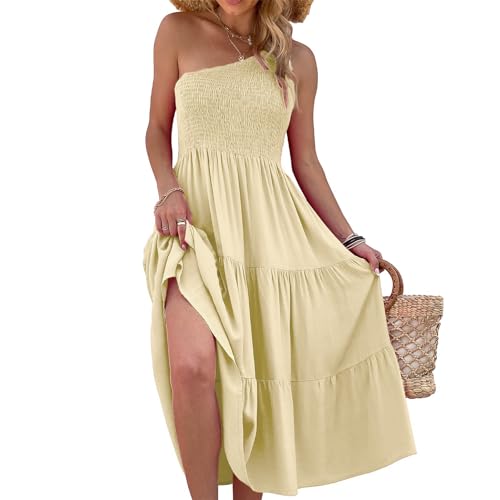 one shoulder maxi dress beach Pure Satisfaction One Shoulder Maxi Dress White – Gabi Swimwear main image 1
