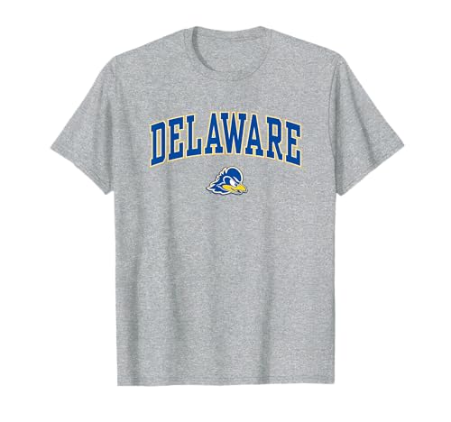 Delaware Fightin' Blue Hens Arch Over Heather Gray T-Shirt Small