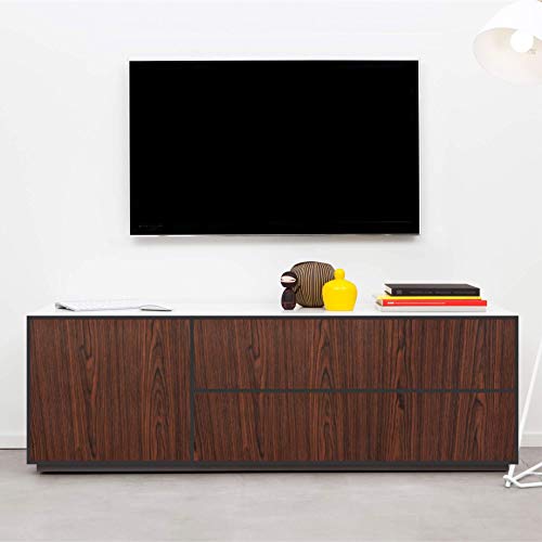 Image of Elton Cherry Brown Teak Wood Grain Textured Self Adhesive Almirah Skin - 48x72 Inch