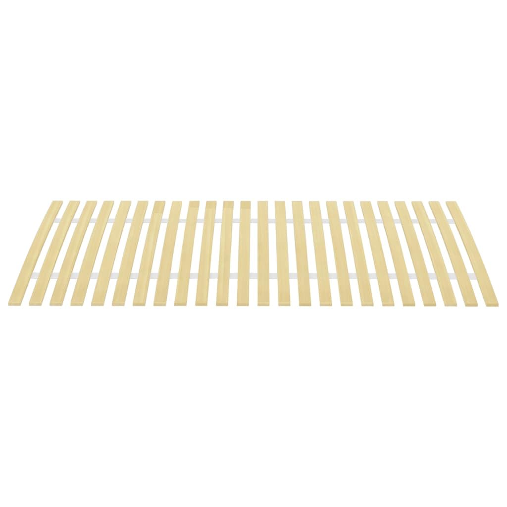 Somier de láminas de madera de repuesto con 24 láminas de 100 x 200 cm para literas y plataformas, resistente somier de láminas de álamo macizo con listones de madera de muelles y correas