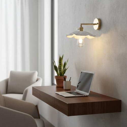 Lámpara de pared vintage con iluminación ajustable para sala o dormitorio 7