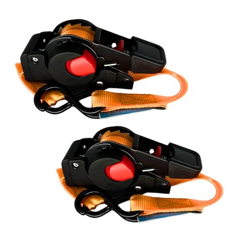Correas de amarre automáticas con trinquete de 2 m para sujetar mercancía sin nudos