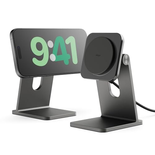 elago Qi2 Wireless Charging Stand for MagSafe Devices, Qi2 Certified 15W Ultra-Fast, Strong Magnet...