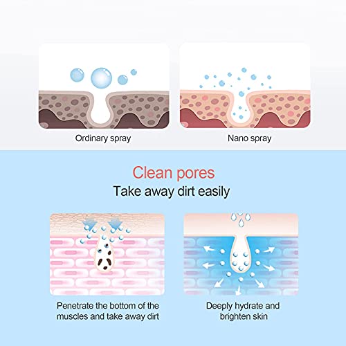 Helloland Nano Ionic Facial Steamer With 360°Rotatable Extended Nozzle Sprayer Face Steamer Humidifier With Hot Cold Mist Option For Home Spa Skin Care Beauty Salon Acne Blackhead Hydration Sauna #TOP4