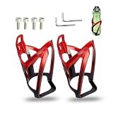 SEYUGOPTI Lot de 2 Porte-Bidons Vélo, Bouteilles Légers Porte-Bidons pour Vélo de Montagne...