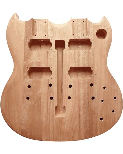 Generic S-SG02 Diy Double Neck Guitar Kits Beginner Kits 12 String Right Handed thumb #2