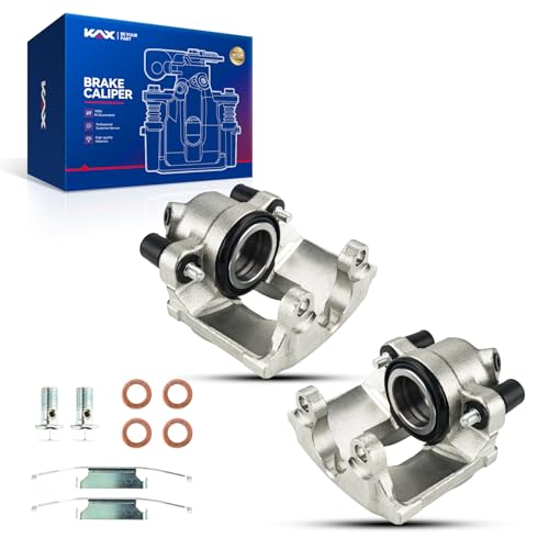 Image of KAX Front Brake Caliper 191618+191619 Compatible For 325i 1992-1995 2001-2005, Z3 1997-2002, 325Ci 2001-2006, 325xi 2001-2005, 328i 1996-2000, Z4 2003-2007, 323i 1998-2000, 318i 1992-1998, 323Ci 2000