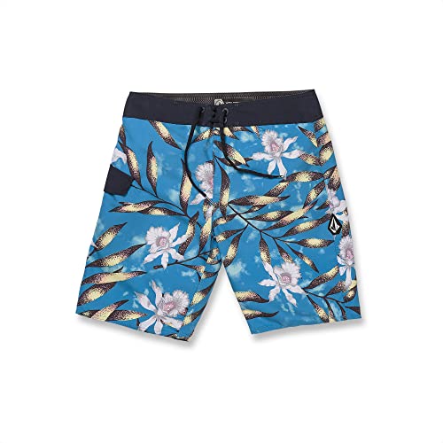 Image of Volcom Boy's Tropical Hideout Mod Maliblue 22