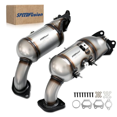 SPEEDFusion Catalytic Converter Compatible with 2011-2014 Chrysler 200, 2011-2016 Town & Country, 2011-2014 Dodge Avenger, 2011-2019 Grand Caravan/Journey V6 3.6L Catalytic Convertor (EPA Compliant)