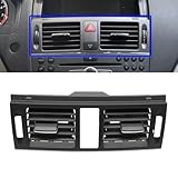 Goodithy Front Center Air Vent Cover, Middle AC Vent Grille Outlet Panel Replacement, for Mercedes Benz W204 C 180 200 220 230 260 300 350 2007-2011 2048304054 (Central Standard)