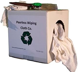 Peerless Wiping Cloth Cloth Wiping Rag White 10 box