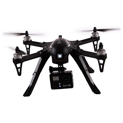 Contixo F17 RC Quadcopter Photography Drone 4K Ultra HD Camera 16MP, Brushless Motors, 1 High Capacity Battery, Mount Compatible with GoPro Hero Cameras (F17 Normal Box)