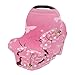 Stylized Cherry Blossom Flowers Baby Car Seat Covers, Nursing Cover Breastfeeding Scarf Soft Breathable Stretchy Coverage, Infant Stroller Cover for Boys Girls