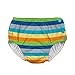 i play. by green sprouts Boys' Snap Reusable Absorbent Swimsuit Diaper, Gray Multistripe, 24 Months
