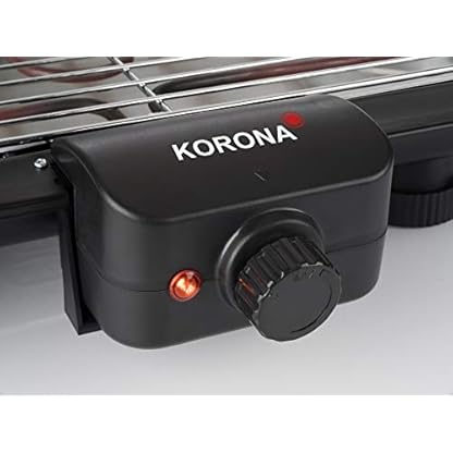 Korona 46117 Elektrischer Barbecue Tischgrill mit XXL-Grillfläche (51 x 30 cm) | 2200 Watt | Abnehmbares Heizelement | Sicherheitsschalter | Stufenlose Temperatureinstellung – Bild 6