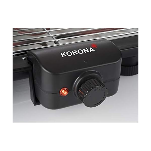 Korona 46117 Elektro Tischgrill stufenloser Temperaturregler, Kontrollleuchte Schwarz – Bild 6