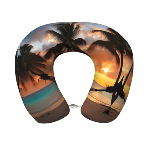 Almohada de viaje espuma viscoelástica color negro miniatura 1