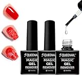 3 Pcs Gel Nail Polish Remover, Gel Polish Remover in 3-5 Minutes, Easy Quick Remove GelNail, Easily Remove, Gelnail Polish Remover Kit