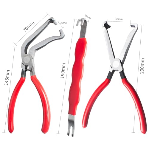 Image of 3 PCS Electrical Disconnect Pliers for Cars, Electrical Connector Separator Tool and Automotive Electrical Connector Pliers