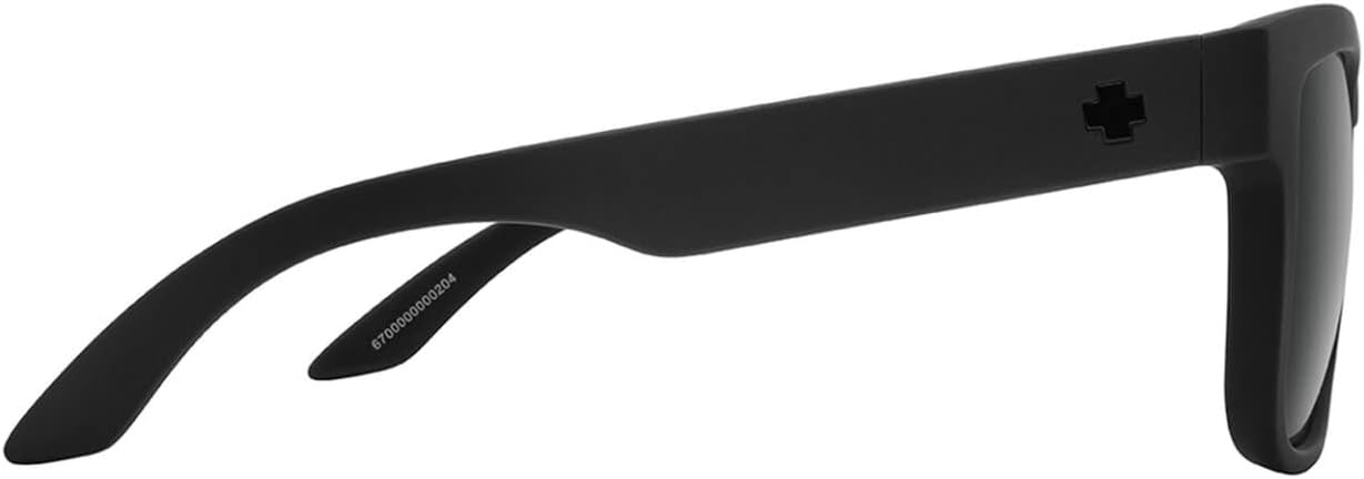 Spy Discord Discord Sunglasses Soft Matte Black with Happy Boost Black Mirror Polarized Lens + Case - Image 3