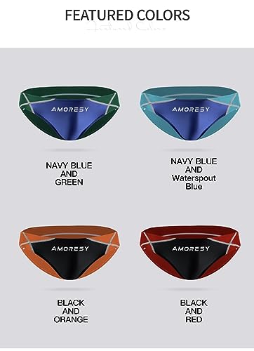 Oceanus Series Trendy Japanese Briefs Low-Waist Hip-Lifting Tight-Fitting Ultra-Thin Swimming Trunks(512)2