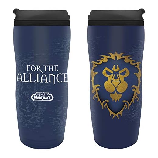 ABYSTYLE - World of Warcraft - Taza térmica - 35 cl - Alianza