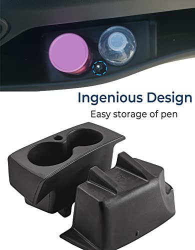ISSYAUTO Porta-copos de porta de carro compatível com Ram 1500 DT 2019 2020 2021 2022 Par de porta-c