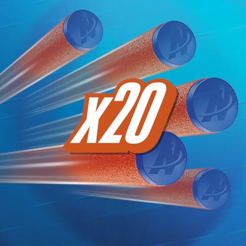 Nerf N Series N1 Darts 20x, zusätzliche Darts für High Performance Blaster der Nerf N Serie mit hoher Treffgenauigkeit und Reichweite, für Jungen und Mädchen