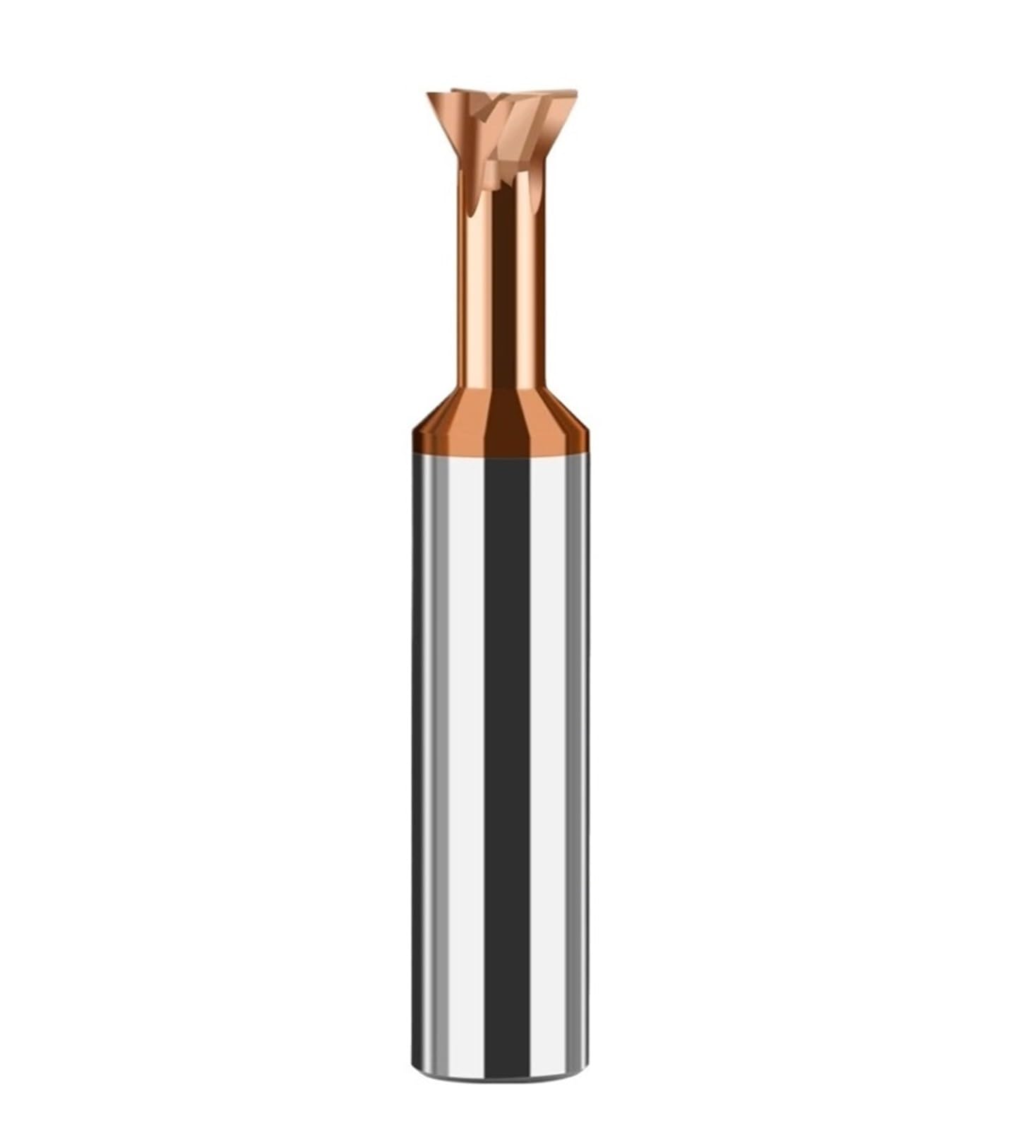 1 szt. Frez do jaskółczego ogona z węglika spiekanego 45 60 75° Narzędzia CNC Obróbka metalu Frezy walcowe ze stali wolframowej fazujące(45 degree,Coated D12x60L)