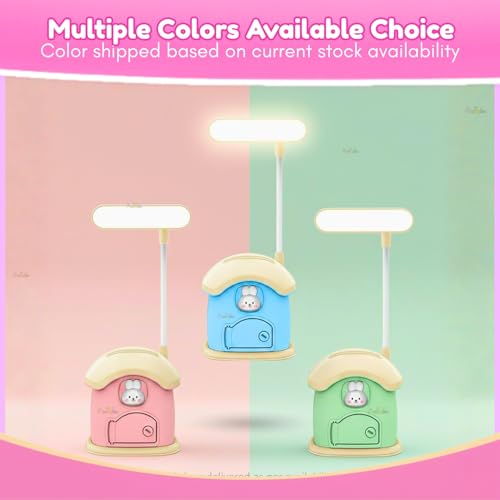 Image of Toy Imagine 3-in-1 Desk Lamp with Pen Holder & Piggy Bank - USB Rechargeable Study Lamp, Cute Design for Kids, Perfect for School Desk, Study Table & Bedroom(Multicolour)