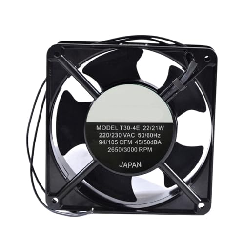 Ventilateur T30-4E AC 230V boîtier extracteur air chaud 120mm 38mm