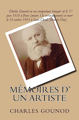 Memoires d' un artiste (French Edition)