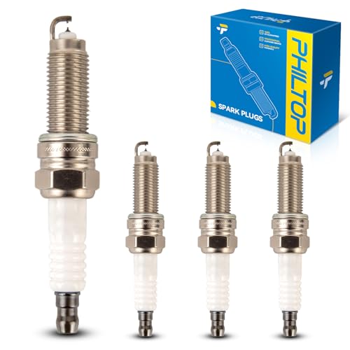 PHILTOP SXU22HCR11S Double Iridium Spark Plugs (4 Pack)