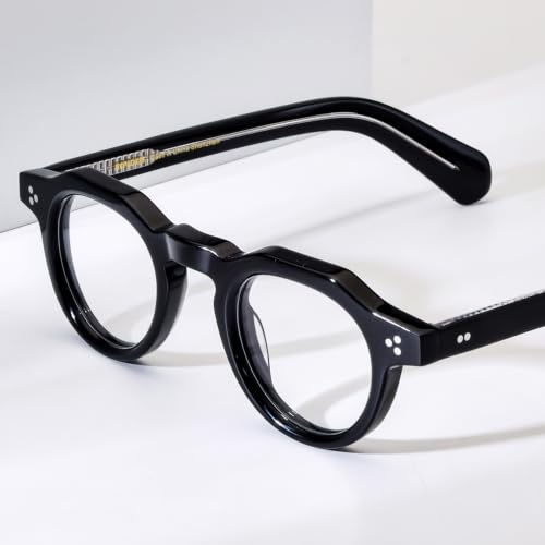 Image of HEPIDEM Acetate Glasses Frame Men Women Square Eyeglasses Optical Spectacles MZEPH
