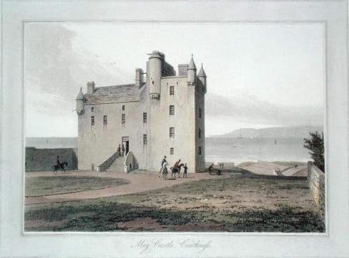 Impression d'art Art Tableau Château de Mey Caithness William Daniell Toile 60x90