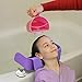 Shampoo Buddy Portable Hair Wash Basin for Children, Toddlers, Kids, Teens | Portable Shampoo Bowl for use on Bathtub or Sink (Purple)