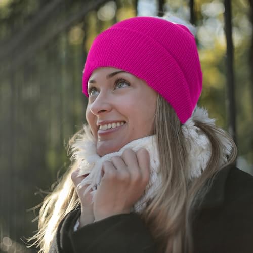 NPQQUAN Unisex Beanie Hats for Men Women Winter Knit Beanies Beige