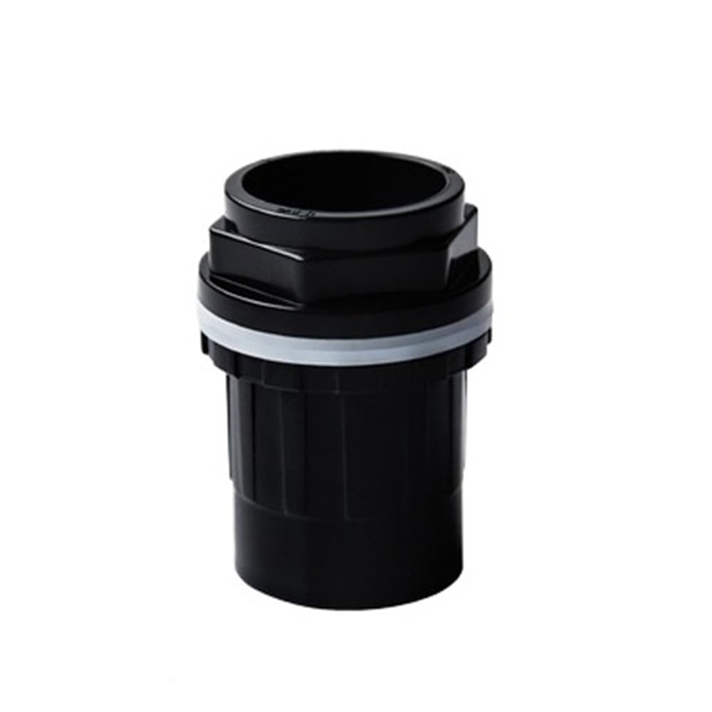Pipe Drainage Joint 5Pcs PVC Pipe Straight Drain Joint Coupling, Water Supply Tube Connector 20/25/32/40/50mm for Aquarium(Black,20mm)