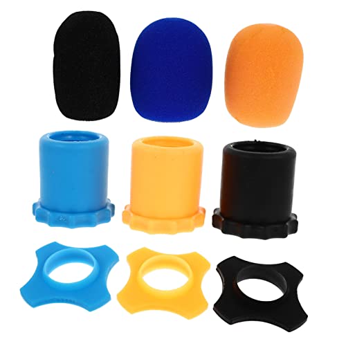 Sosoport Practical Microphone Protective Covers Elastic and Easy to Use Drop and Compatible with Standard Microphones