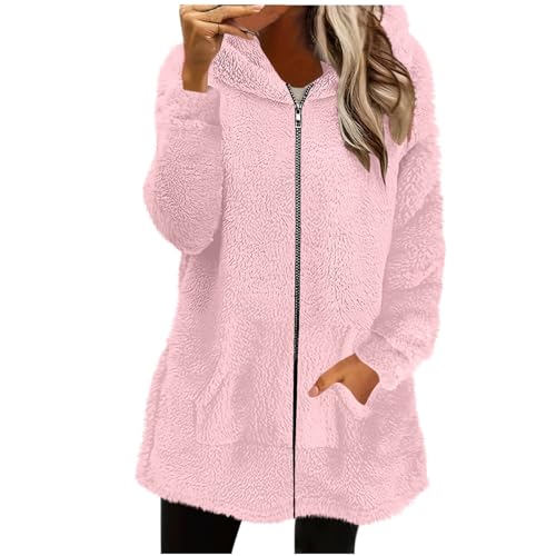 Veste polaire femme chaude et moelleuse avec fermeture éclair intégrale