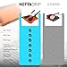 Blue Bosti Nottadrip Silicone Spoon Rest for Stove Top - Kitchen Spoon Rest for Countertop, Ladle Holder, All in 1 Serving Station, Elevate Handle, Drip to Tray, Mess Free - 3PC Set No Trivet - Orange
